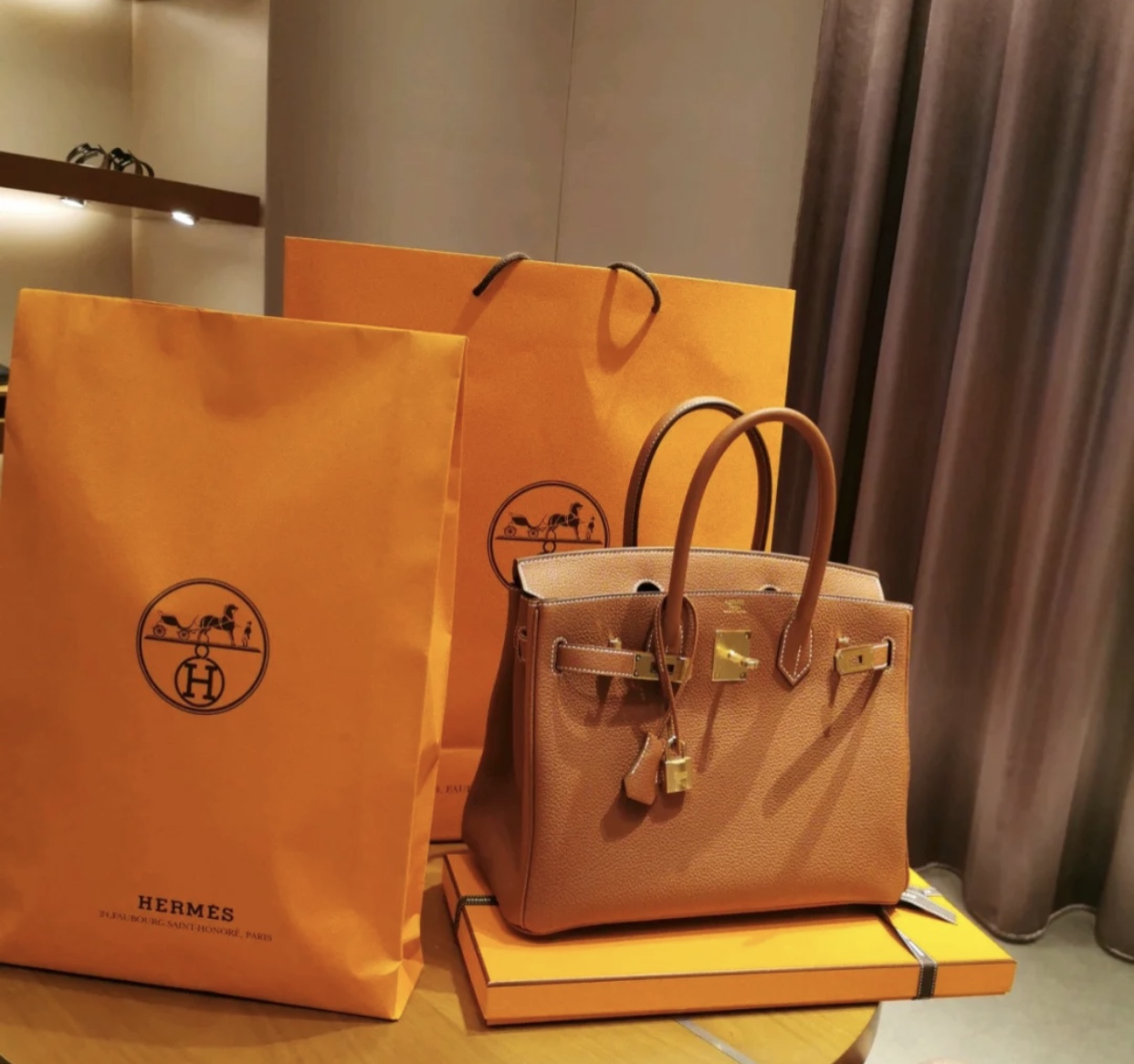 愛馬仕 2020最新色 Hermes Birkin 25cm 4E 楓葉棕 Sienna togo 小牛皮