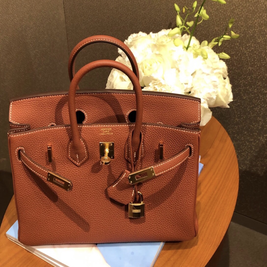 愛馬仕 2020最新色 Hermes Birkin 25cm 4E 楓葉棕 Sienna togo 小牛皮