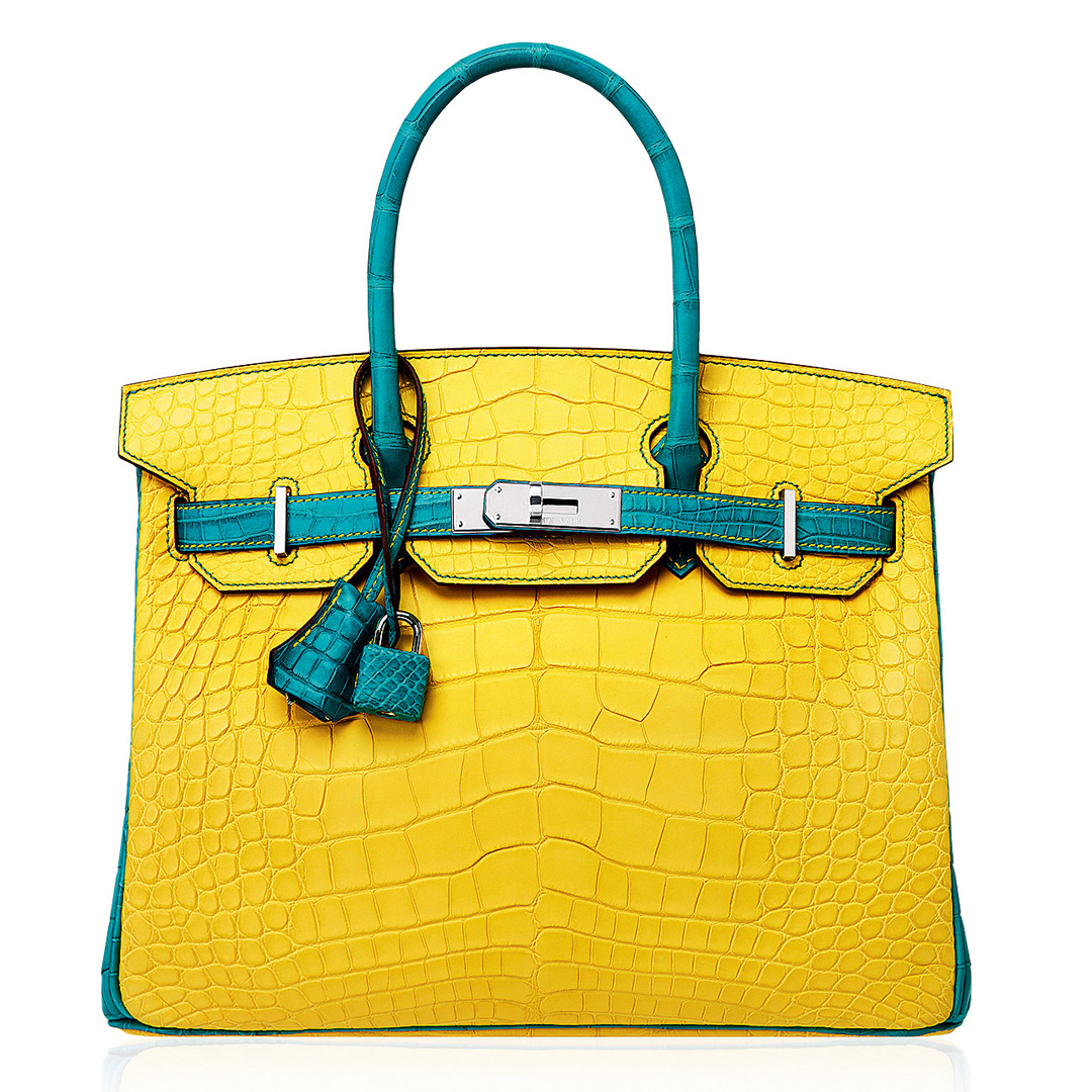 愛馬仕柏金包 Hermes Birkin 30cm M9金盞花黃 7F Blue Paonp 孔雀藍 雙色