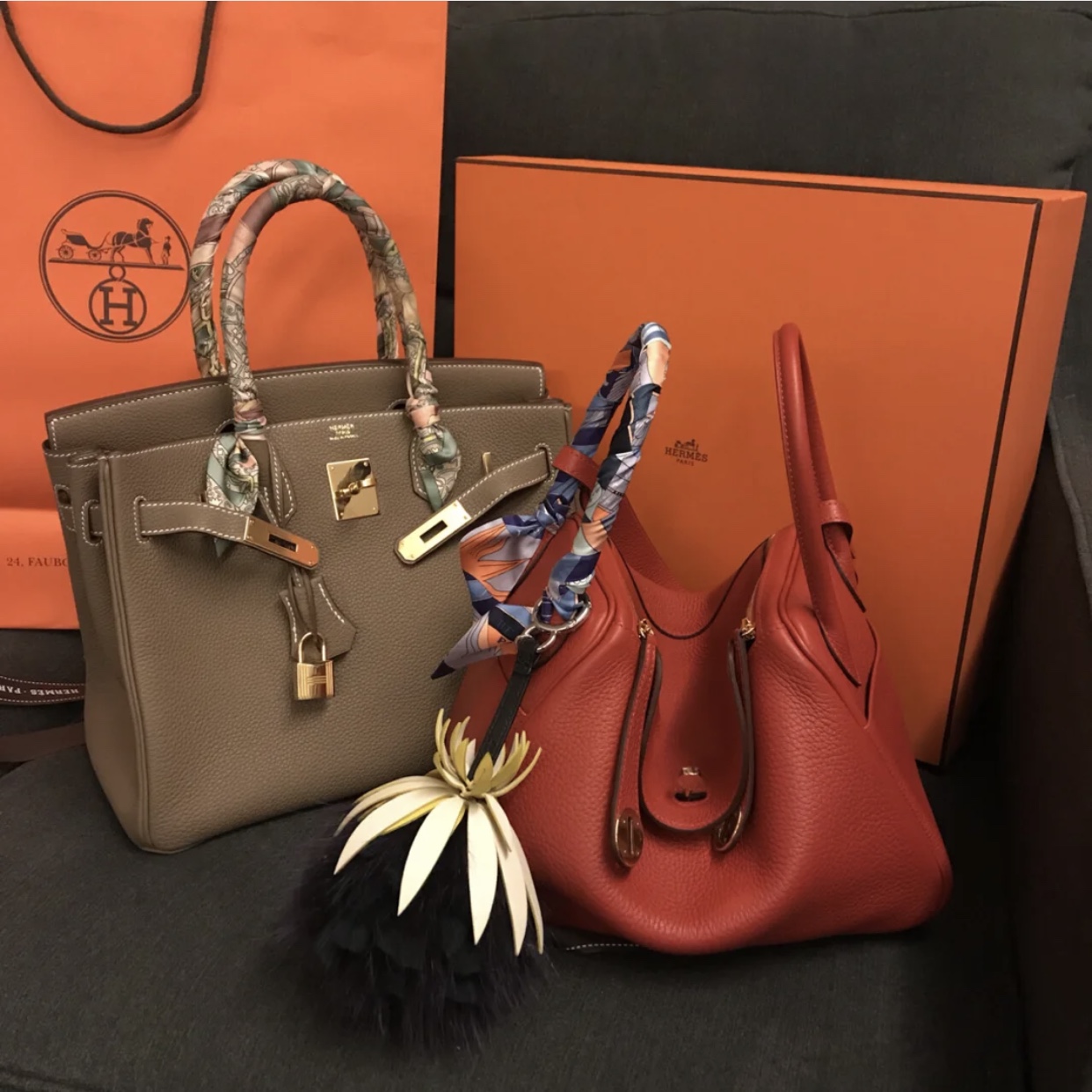 臺灣愛馬仕包包官網 Hermes lindy 26cm 4E楓葉棕 Sienna 2020最新色