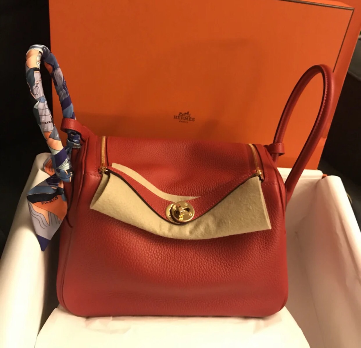 臺灣愛馬仕包包官網 Hermes lindy 26cm 4E楓葉棕 Sienna 2020最新色