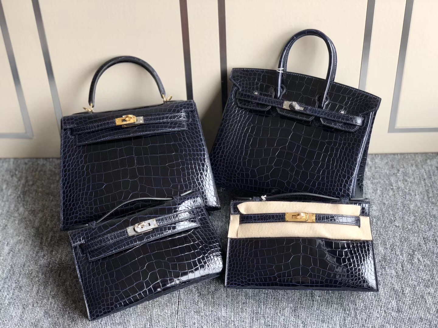 愛馬仕 Hermes Birkin25和kelly25的區別 CK73寶石藍 Blue sapphire