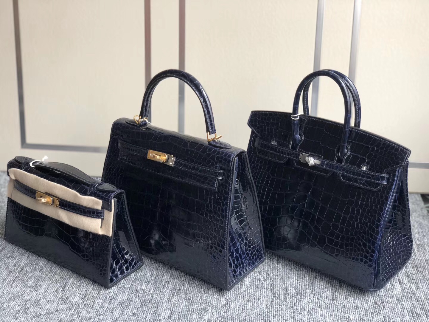 愛馬仕 Hermes Birkin25和kelly25的區別 CK73寶石藍 Blue sapphire