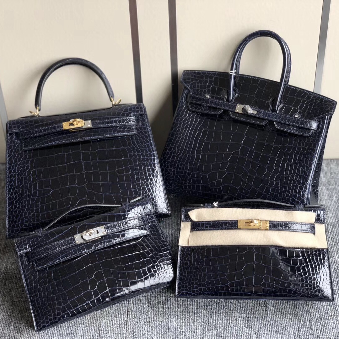 愛馬仕 Hermes Birkin25和kelly25的區別 CK73寶石藍 Blue sapphire