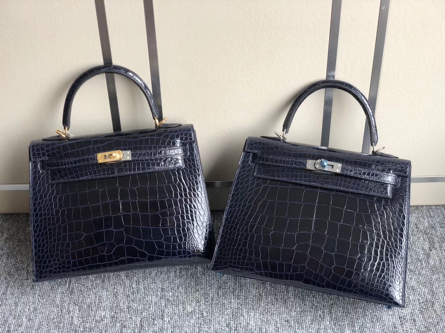 愛馬仕 Hermes Birkin25和kelly25的區別 CK73寶石藍 Blue sapphire