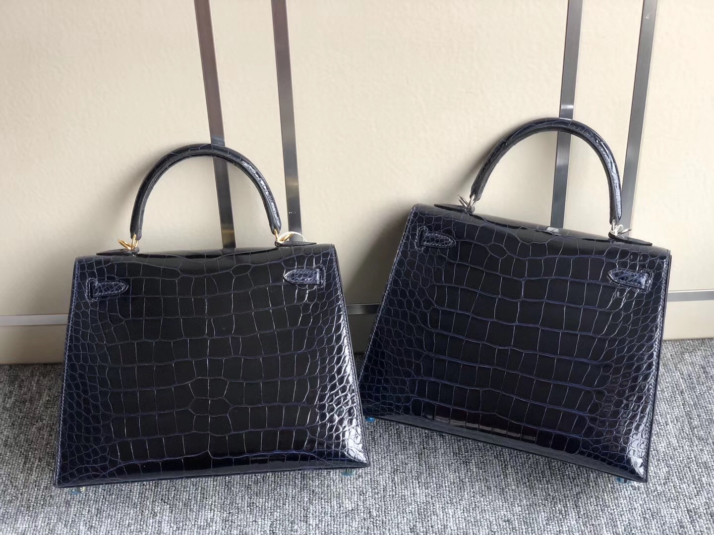 愛馬仕 Hermes Birkin25和kelly25的區別 CK73寶石藍 Blue sapphire