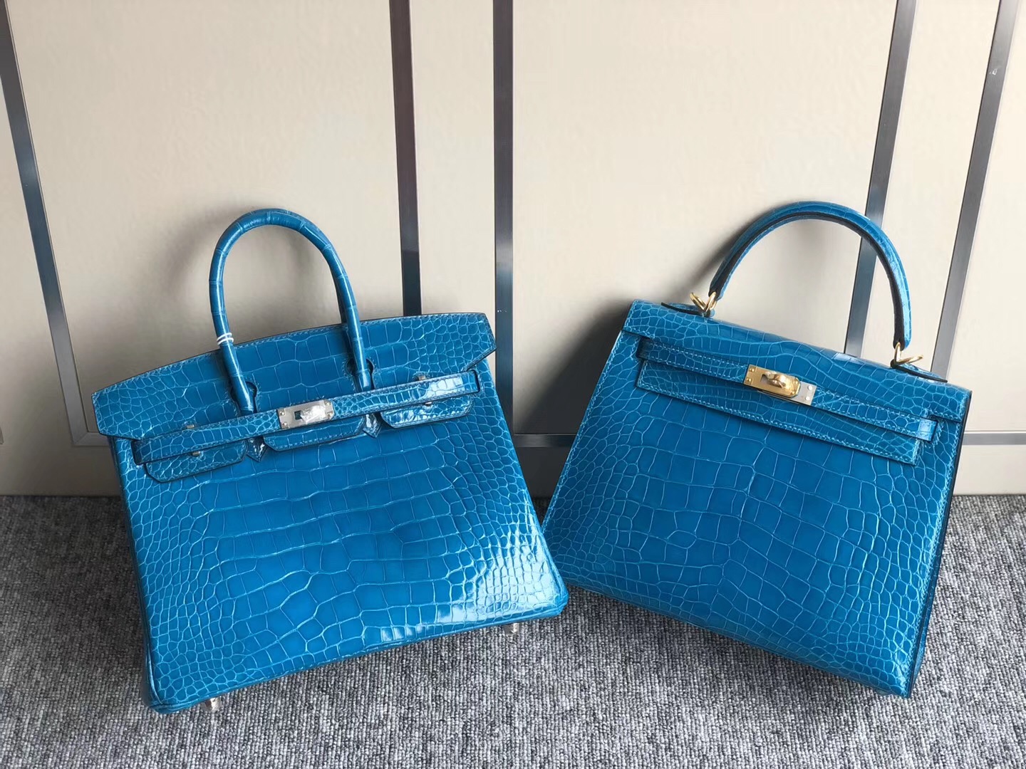 愛馬仕鉑金包價格多少錢壹個？Hermes Birkin kelly 25cm 7W伊茲密爾藍