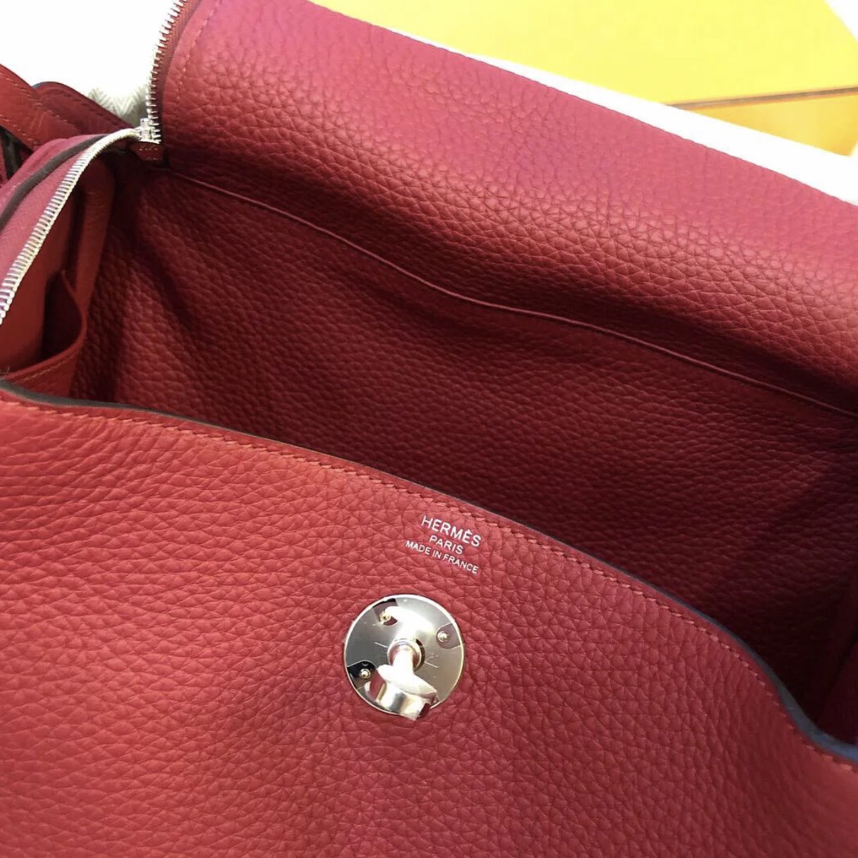 Hermes Picotin Lock 18 Bag K1 Rouge Grenat Clemence SHW