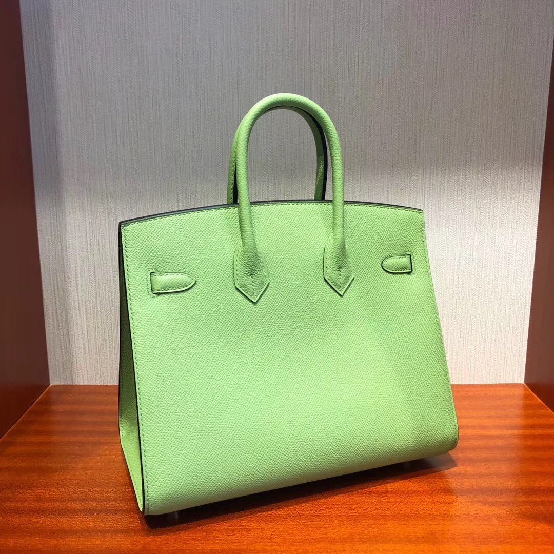 香港九龍半島 外縫鉑金包價格 Hermes Birkin 25cm 3I牛油果綠 Vert Criquet 蟋蟀綠