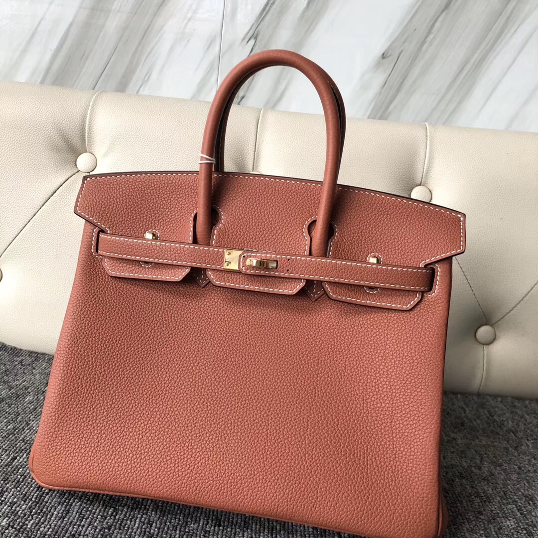 香港西貢區 愛馬仕鉑金包25價格 Hermes Birkin 25cm 4E Sienna 楓葉棕