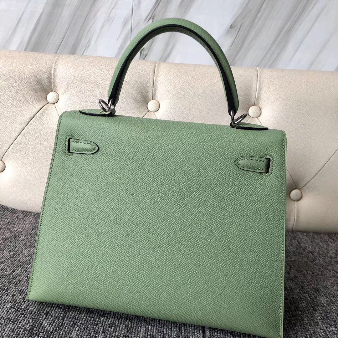 香港島中西Hong Kong Hermes Kelly 25cm 3I牛油果綠 Vert Criquet 蟋蟀綠