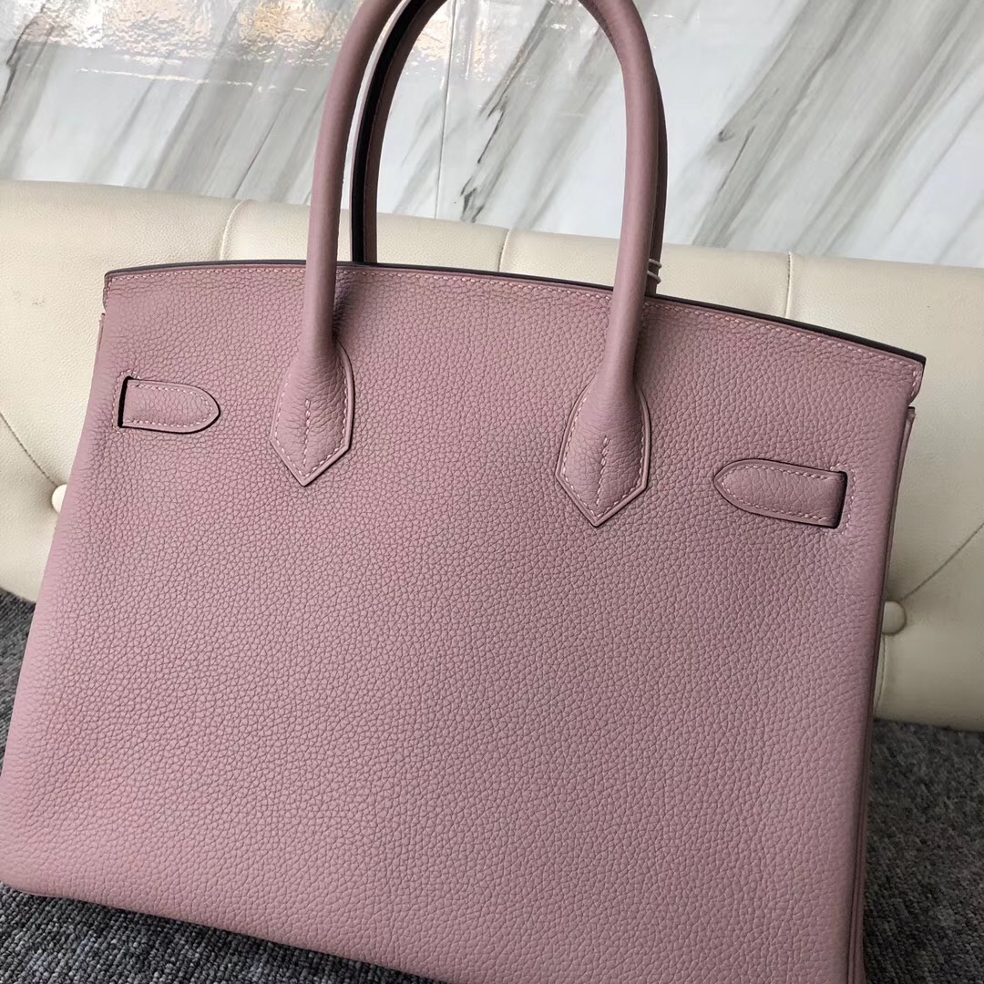 臺灣新北市愛馬仕鉑金包多少錢 Hermes Birkin 30cm 4W Glycine 紫藤粉