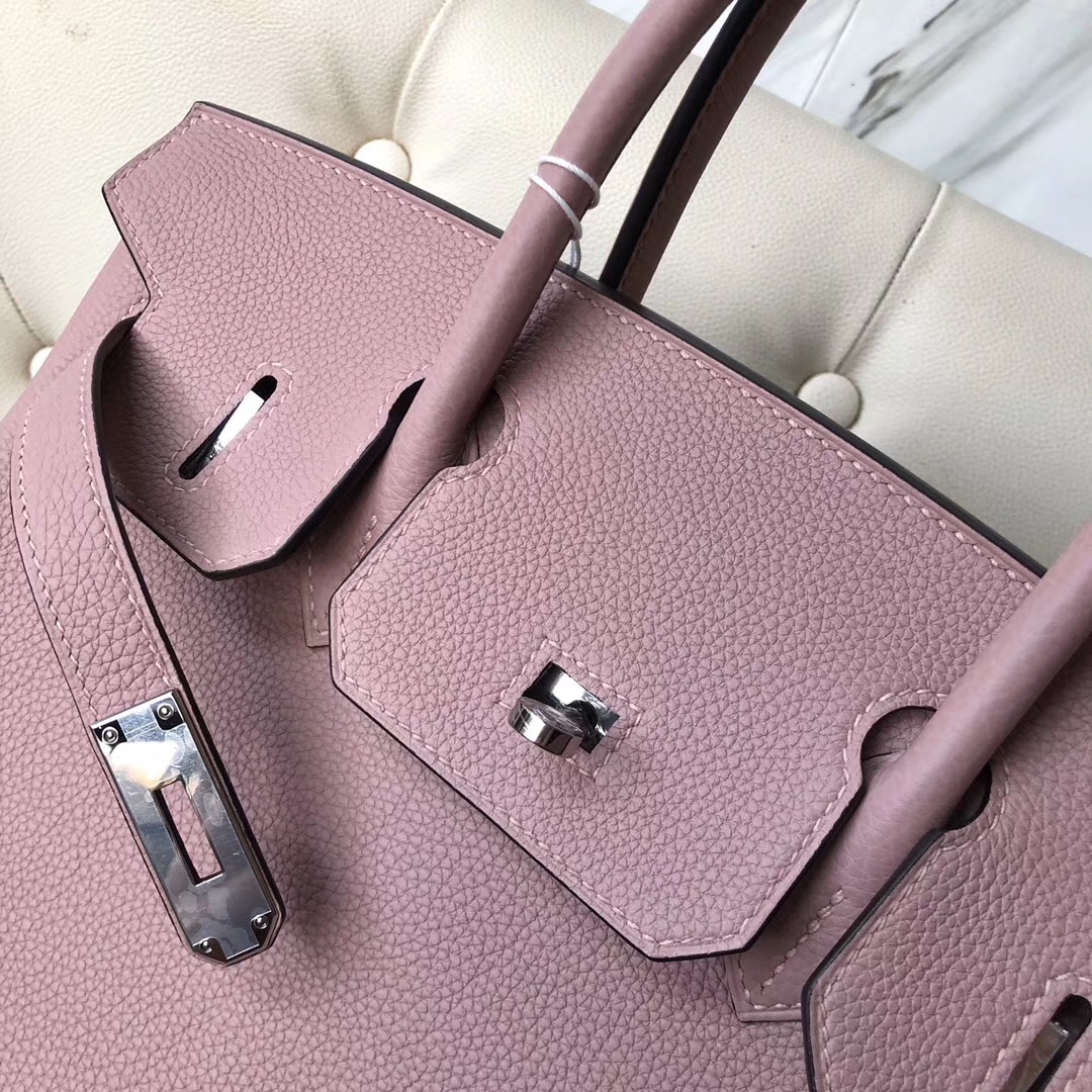 臺灣新北市愛馬仕鉑金包多少錢 Hermes Birkin 30cm 4W Glycine 紫藤粉