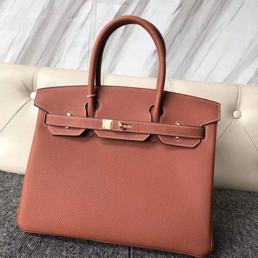 澳門半島花地瑪堂區愛馬仕鉑金包 Macao Hermes Birkin 30cm 4E Sienna 楓葉棕