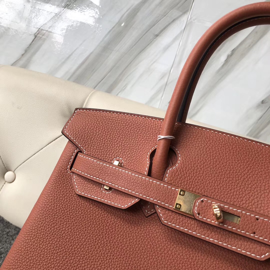 澳門半島花地瑪堂區愛馬仕鉑金包 Macao Hermes Birkin 30cm 4E Sienna 楓葉棕