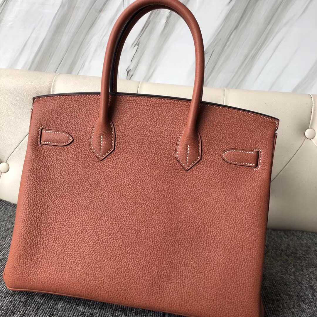 澳門半島花地瑪堂區愛馬仕鉑金包 Macao Hermes Birkin 30cm 4E Sienna 楓葉棕