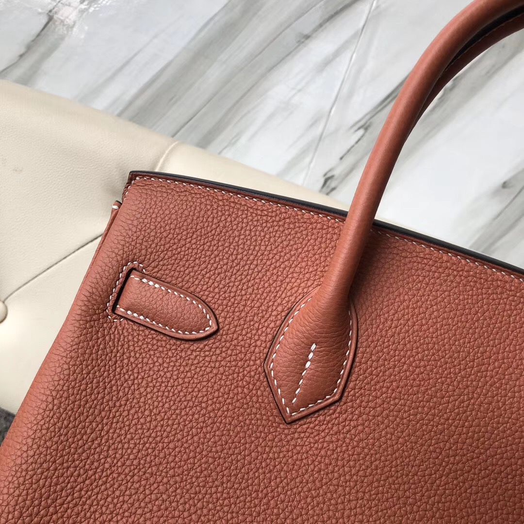 澳門半島花地瑪堂區愛馬仕鉑金包 Macao Hermes Birkin 30cm 4E Sienna 楓葉棕