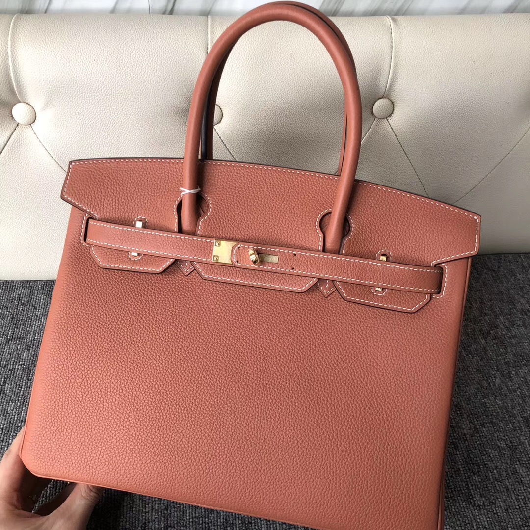 澳門半島花地瑪堂區愛馬仕鉑金包 Macao Hermes Birkin 30cm 4E Sienna 楓葉棕