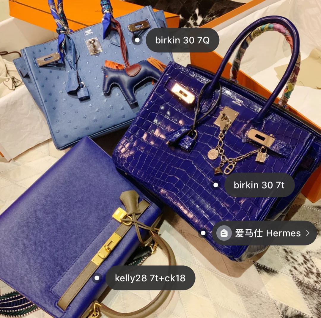 Hermes Birkin 25cm 7Q 希臘藍 Blue Mykonos 7T blue electric 電光藍