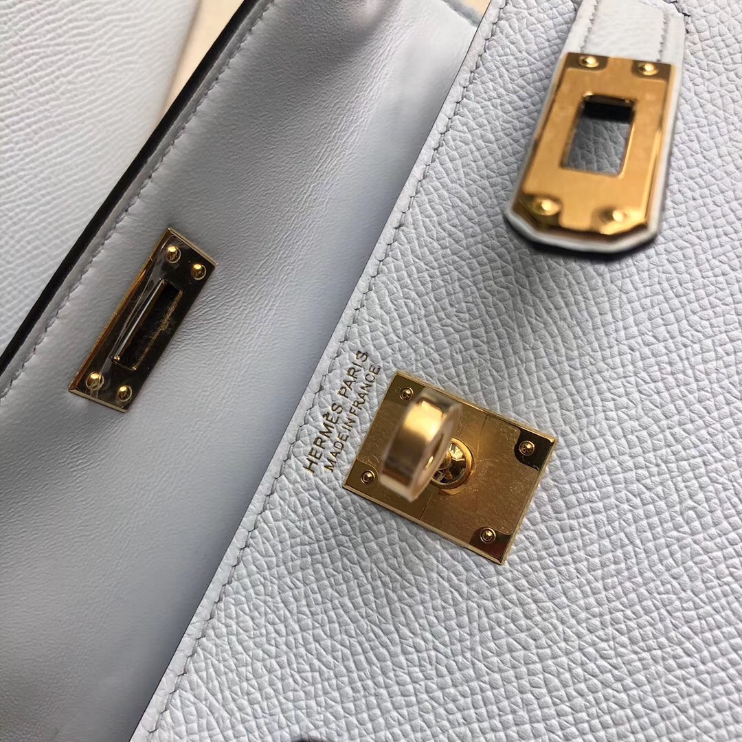 香港東區愛馬仕 Hermes kelly mini 二代 T0 Blue Brume 霧藍色 什麼價格