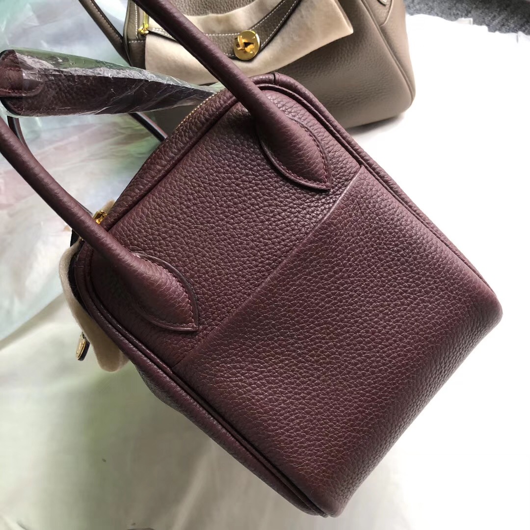 臺北市愛馬仕林迪包 Taiwan Hermes lindy 26cm ck57 Bordeaux 波爾多酒紅