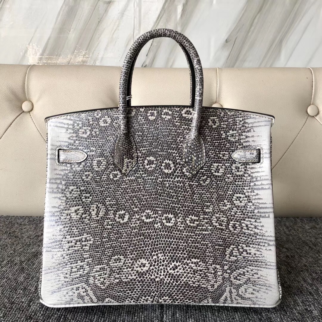 臺灣臺北市愛馬仕鉑金包定制價格 Hermes Birkin 25cm Lizard 01雪花色蜥蜴