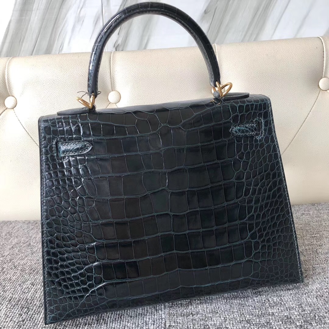 臺灣桃園市愛馬仕2020刻印 Hermes Kelly 25CM 6O 松柏綠 Vert Cypres GHW