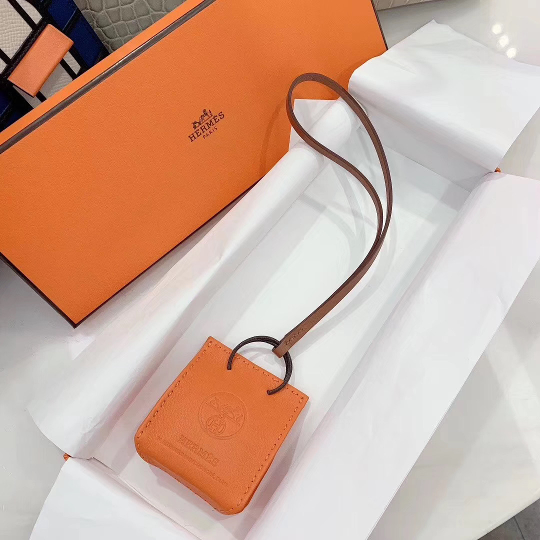 香港香港島中西區 Hermes SAC Oranges widgets 愛馬仕mini限量款掛件