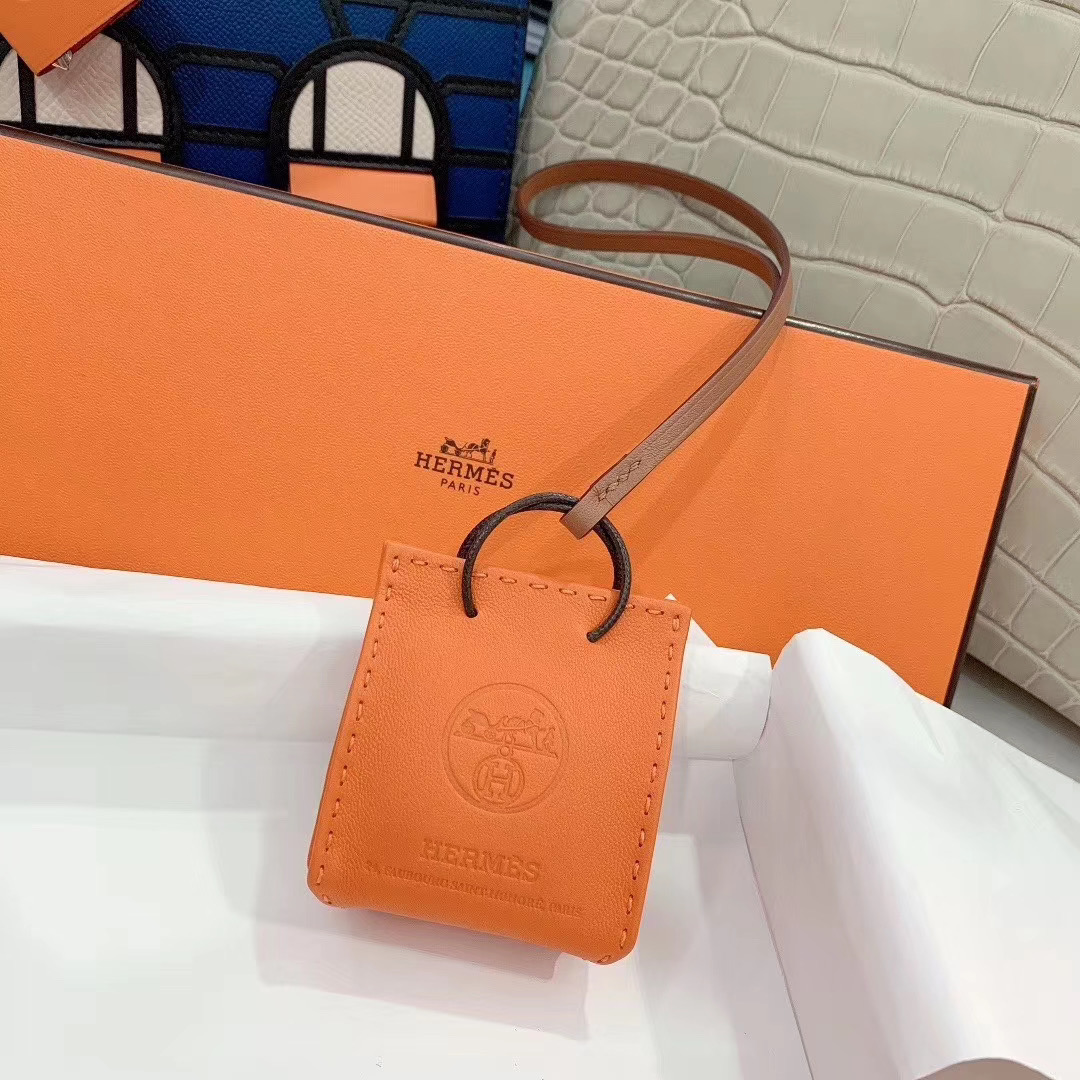 香港香港島中西區 Hermes SAC Oranges widgets 愛馬仕mini限量款掛件