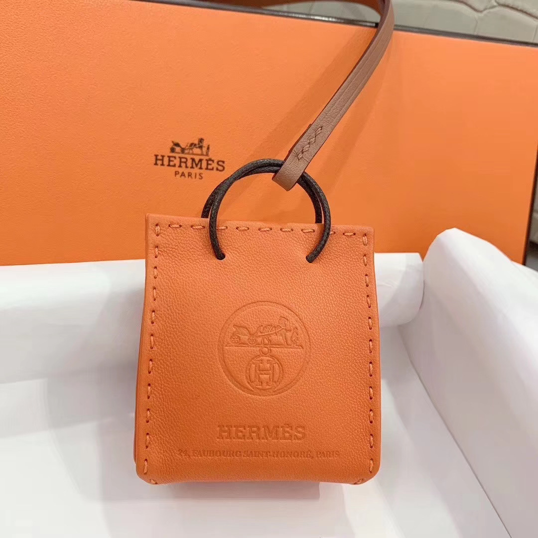 香港香港島中西區 Hermes SAC Oranges widgets 愛馬仕mini限量款掛件