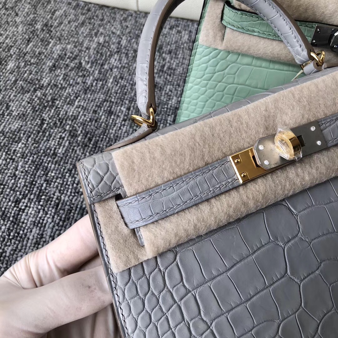 Hermes Kelly 28 Bag ck80 Pearl Grey Togo PHW