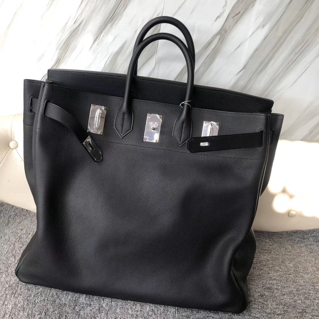 香港香港島中西區 東區鉑金包 Hermes CK89 Black 50cm Hac Birkin Togo