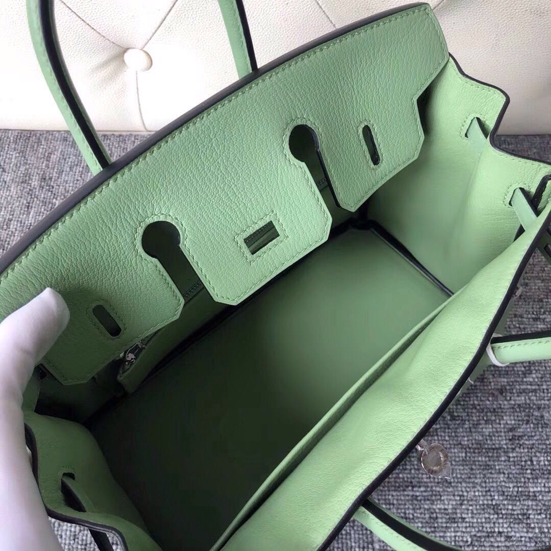 California, USA Hermes Birkin 25cm Chevre 3I蟋蟀綠 Vert Criquet 牛油果綠