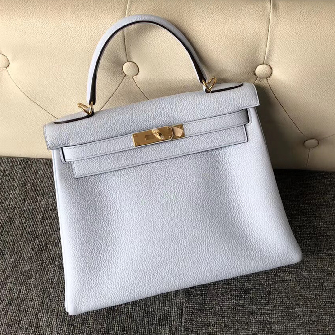 灣仔區愛馬仕 Hong Kong Hermes Kelly 28cm Togo T0 Blue Brume 霧藍色