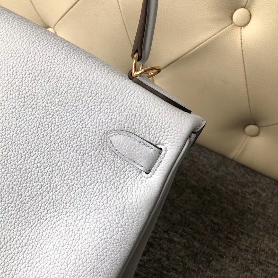 灣仔區愛馬仕 Hong Kong Hermes Kelly 28cm Togo T0 Blue Brume 霧藍色