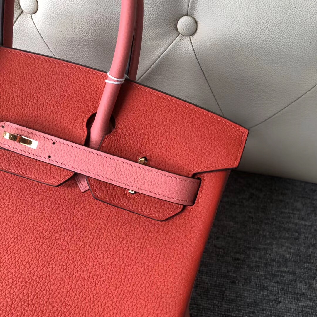 Hermes Birkin 30cm Hss So CKS3 Rouge De Cœur U5 Rose Lipstick唇膏粉