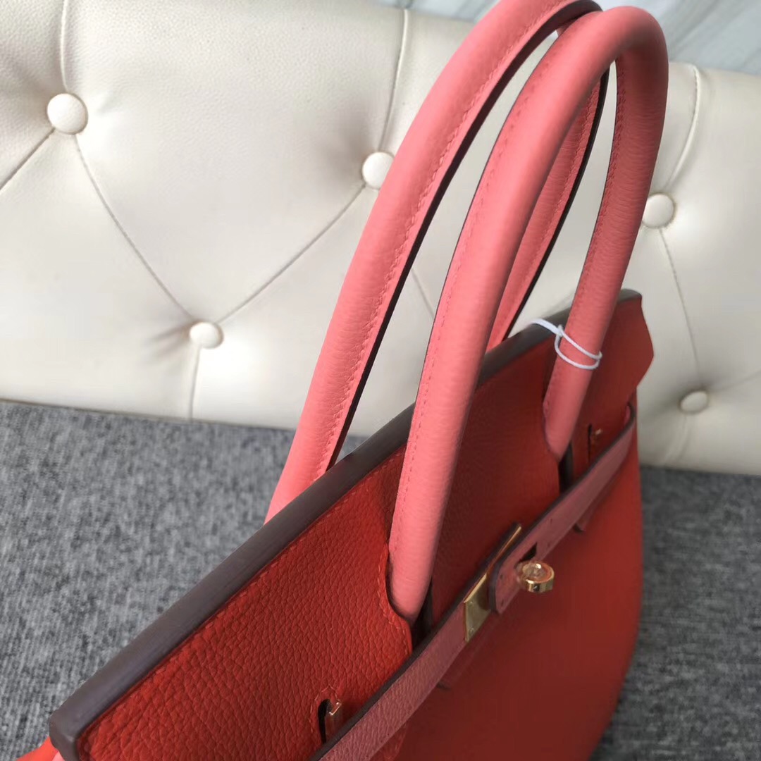 Hermes Birkin 30cm Hss So CKS3 Rouge De Cœur U5 Rose Lipstick唇膏粉