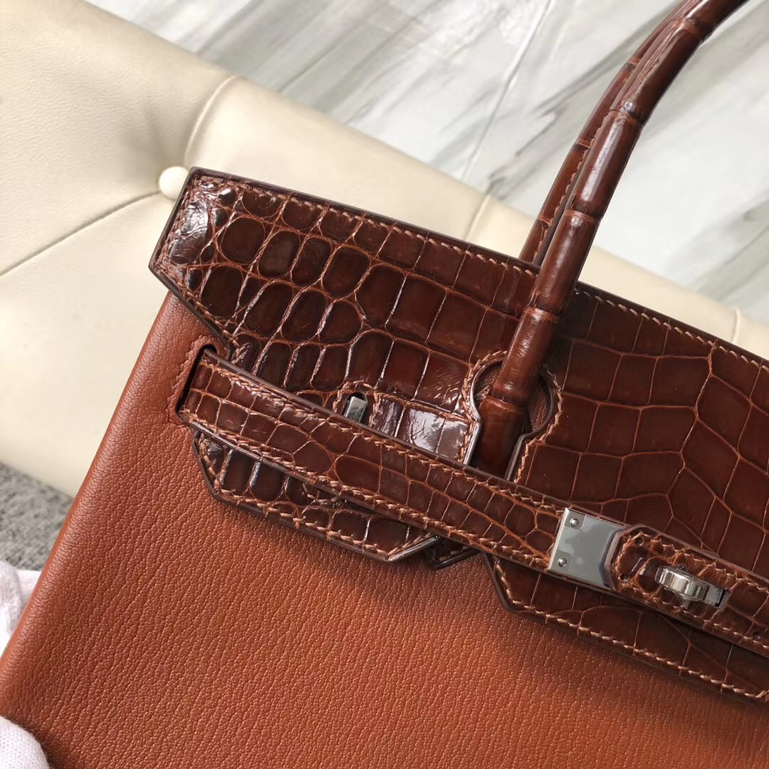 Hong Kong Hermes Birkin 30cm Touch 山羊皮6C古銅色 Bronze CC31蜜糖棕 Miel