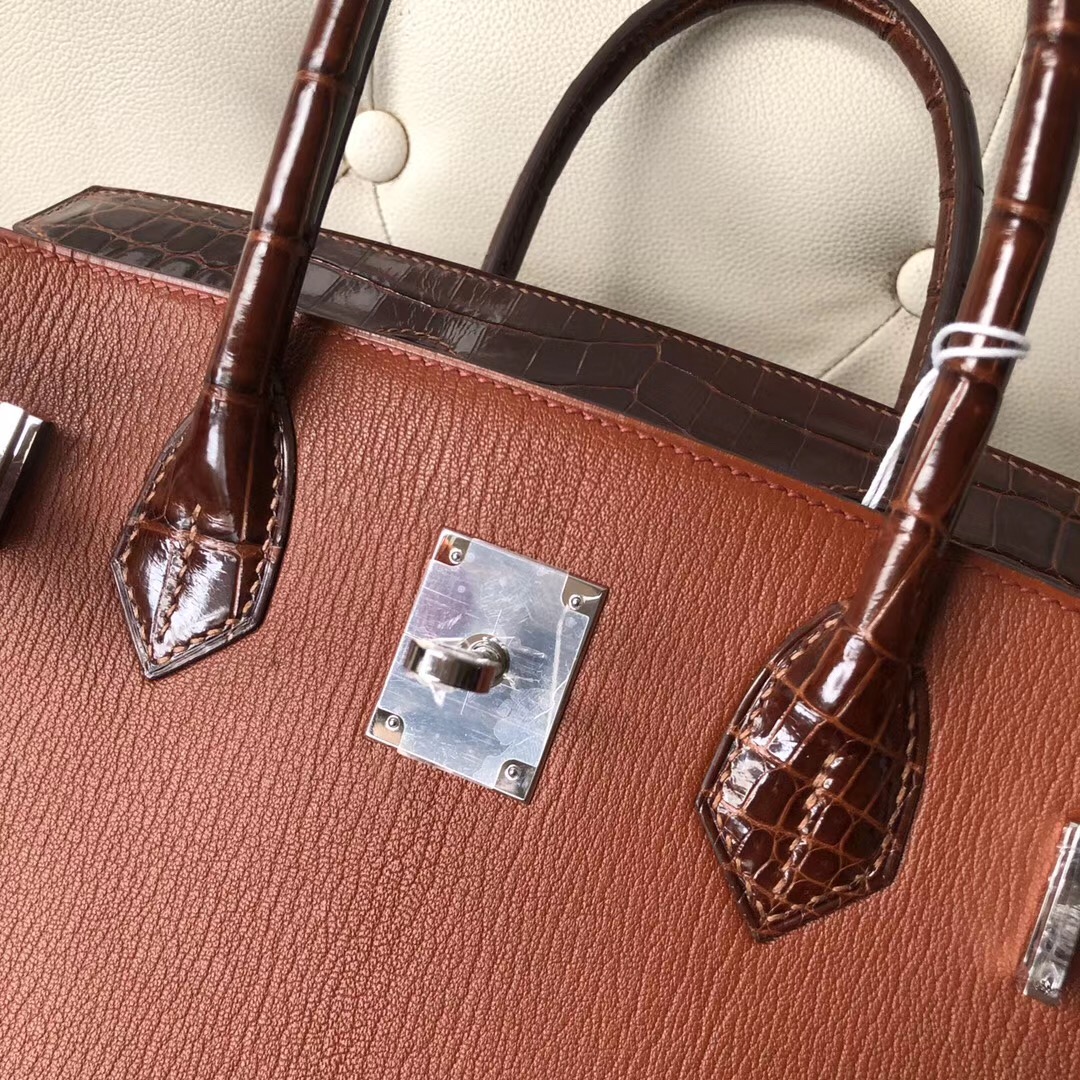 Hong Kong Hermes Birkin 30cm Touch 山羊皮6C古銅色 Bronze CC31蜜糖棕 Miel