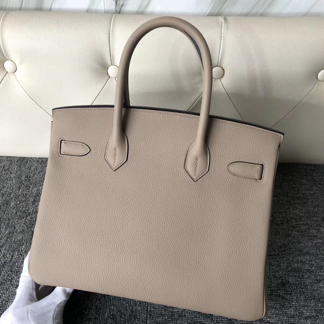 Hermes Birkin 30cm Togo CK81 Gris Tourterelle 斑鳩灰 Rose Gold Hardware