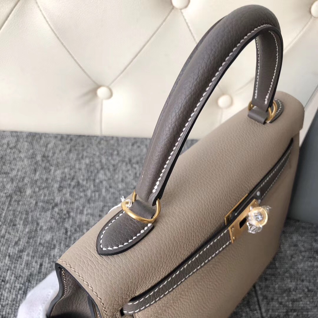 澳門半島 Hermes Kelly Sellier 25cm togo ck81斑鳩灰 ck18 大象灰