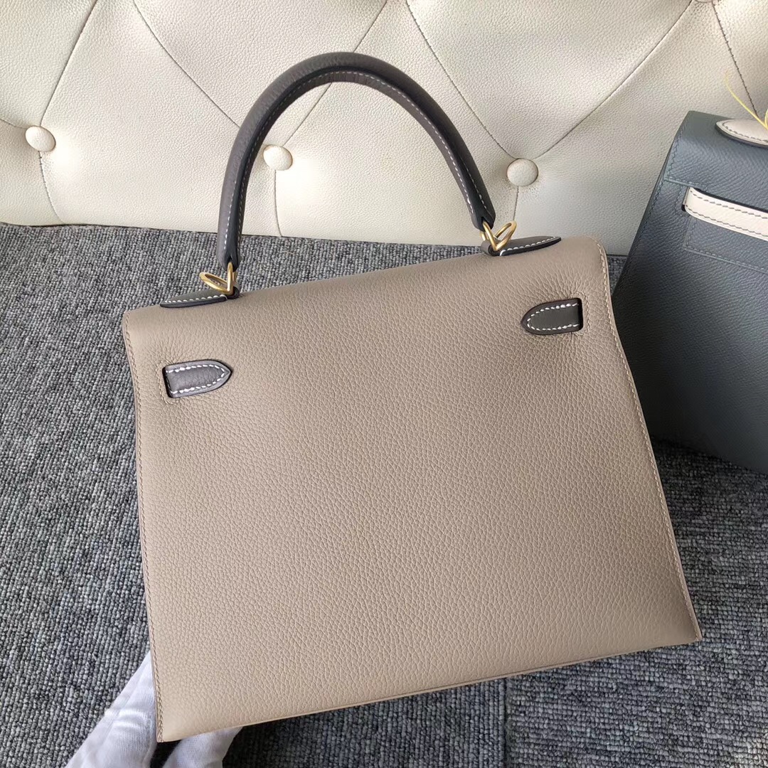 澳門半島 Hermes Kelly Sellier 25cm togo ck81斑鳩灰 ck18 大象灰