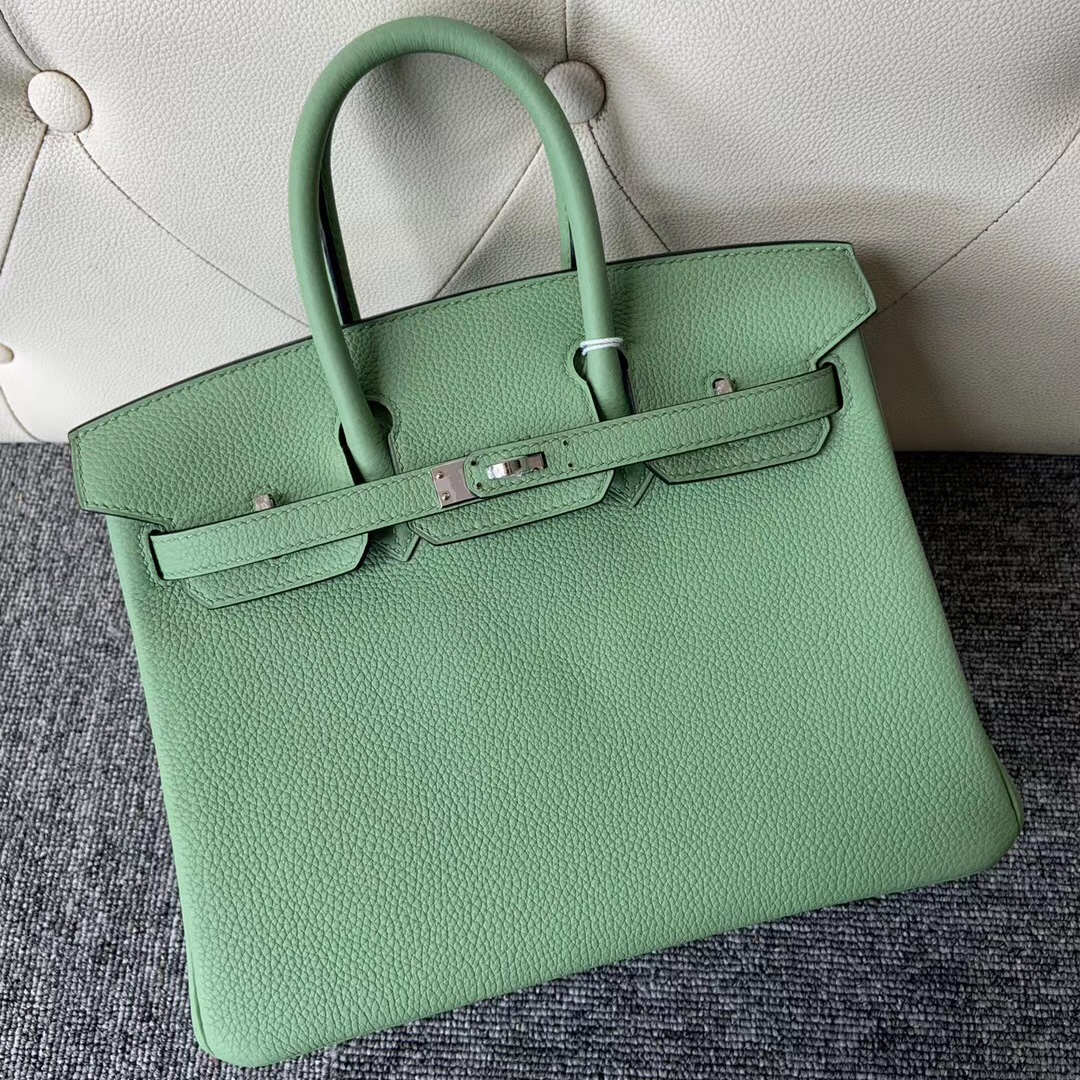 香港西貢區 Hermes Birkin 25cm togo 3I蟋蟀綠 Vert Criquet 牛油果綠