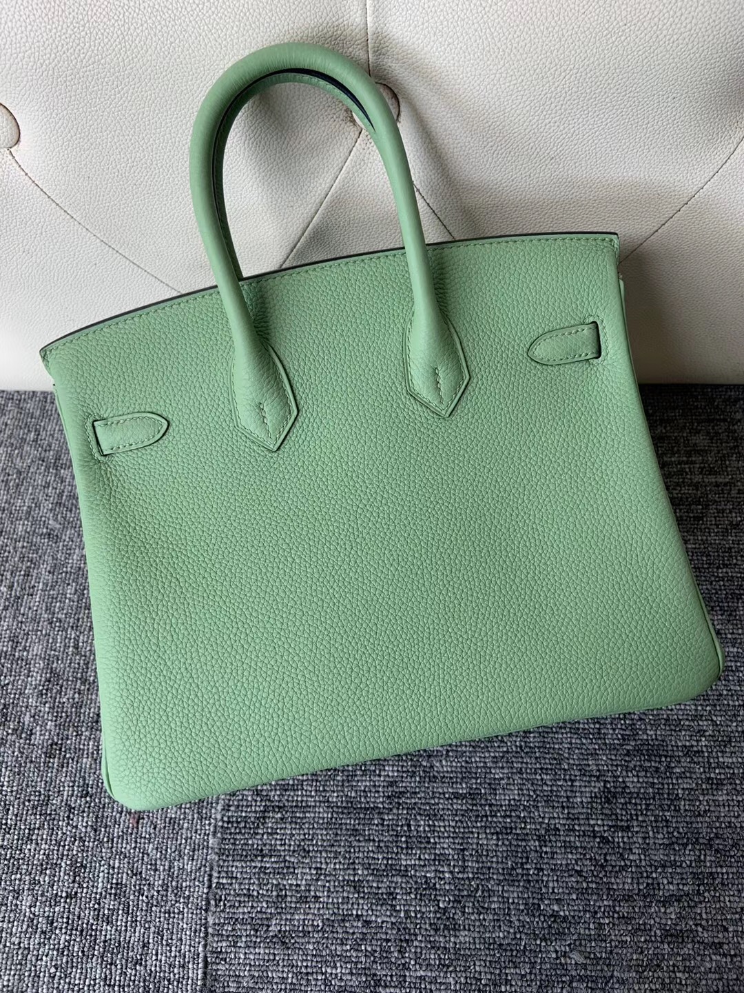 香港西貢區 Hermes Birkin 25cm togo 3I蟋蟀綠 Vert Criquet 牛油果綠