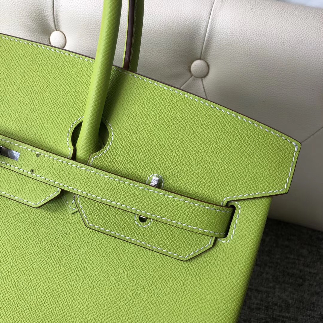 香港灣仔區愛馬仕鉑金包 Hermes Birkin 35cm Epsom 6R奇異果綠