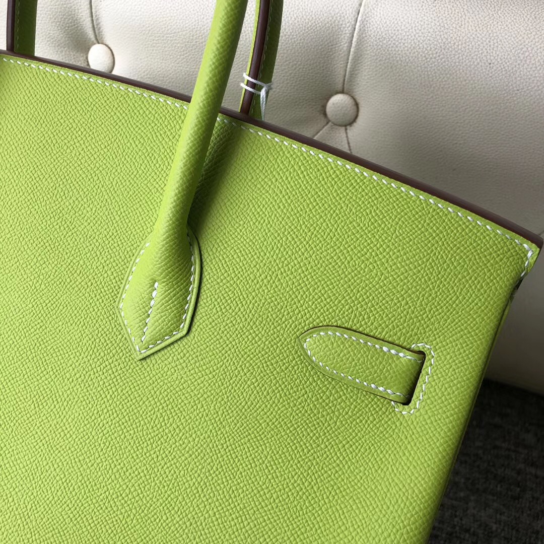 香港灣仔區愛馬仕鉑金包 Hermes Birkin 35cm Epsom 6R奇異果綠