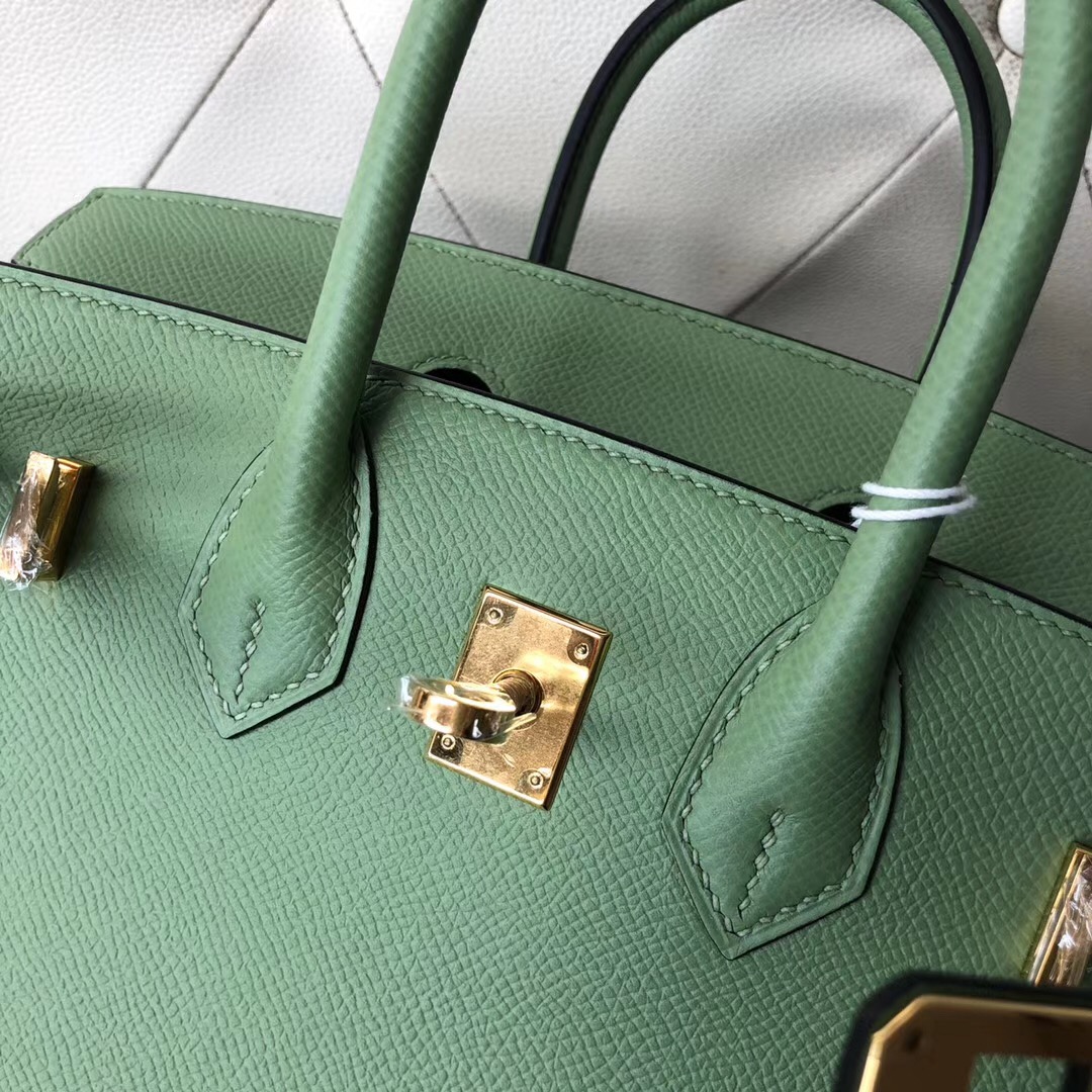 香港葵青區愛馬仕鉑金包 Hermes Birkin 25cm Epsom 3i vert criquet 牛油果綠