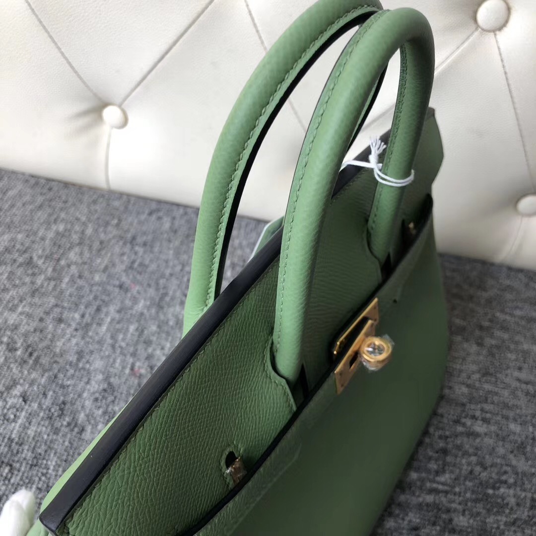 香港葵青區愛馬仕鉑金包 Hermes Birkin 25cm Epsom 3i vert criquet 牛油果綠