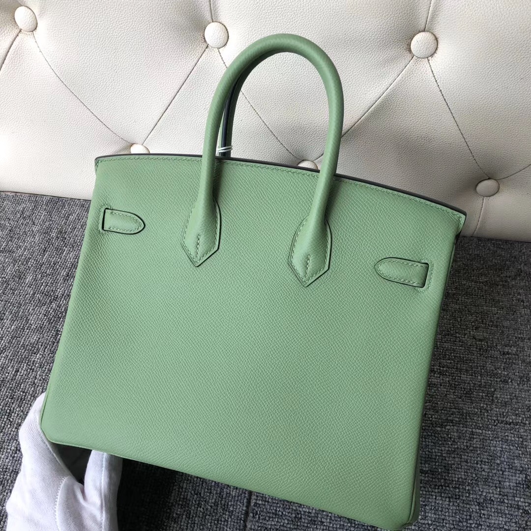 香港葵青區愛馬仕鉑金包 Hermes Birkin 25cm Epsom 3i vert criquet 牛油果綠