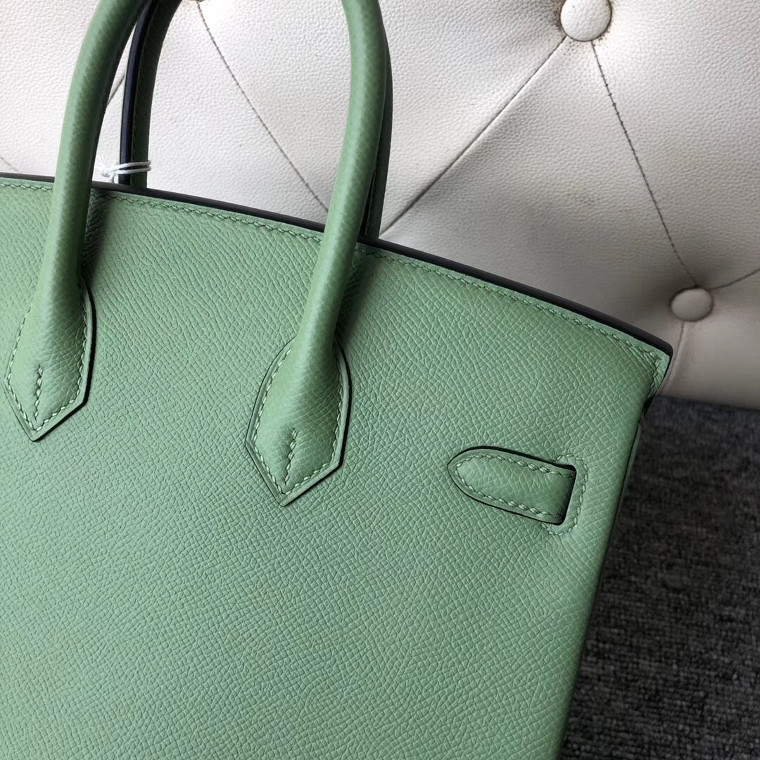 香港葵青區愛馬仕鉑金包 Hermes Birkin 25cm Epsom 3i vert criquet 牛油果綠